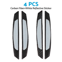 {{ Reflective Carbon Fiber Car Door Edge Guard Bump Protector Sticker Universal }} - Buy Car Parts Online at {{ Kaka Auto Parts }}.