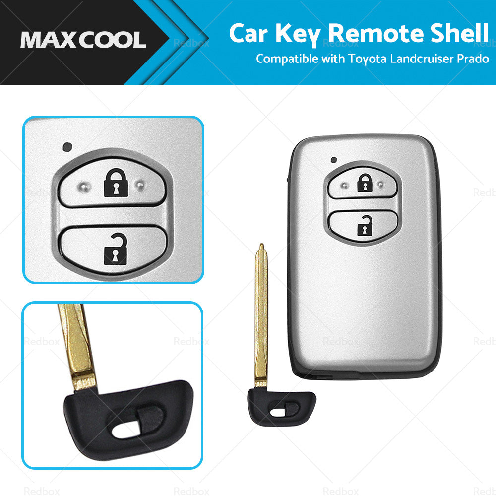 {{ 2B Replacement Smart Car Key Remote Shell Suitable For Toyota Landcruiser Prado }} - Buy Car Parts Online at {{ Kaka Auto Parts }}.