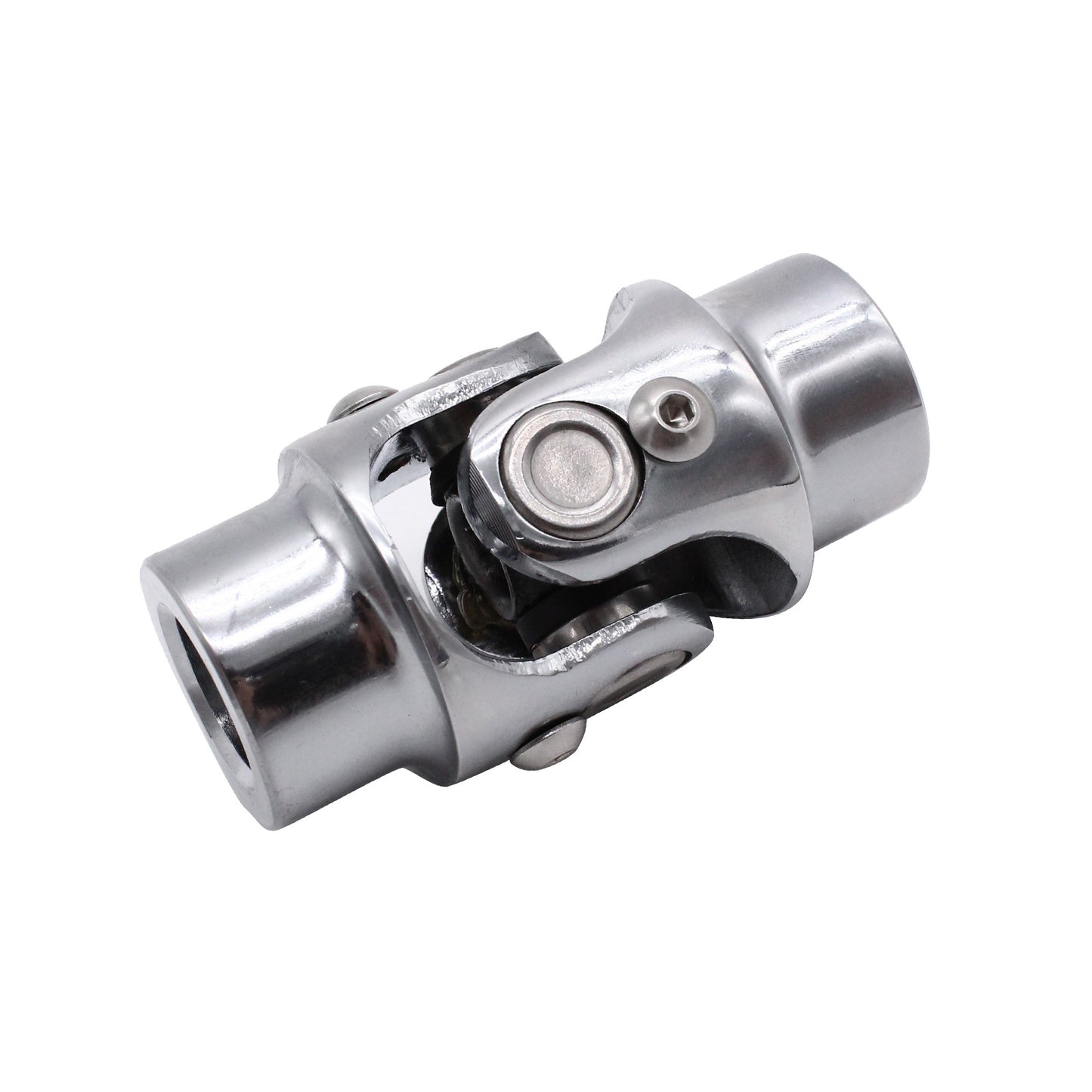 Universal Single Steering Shaft U-Joint Stainless Steel 3x3 or 4x4 inch Round