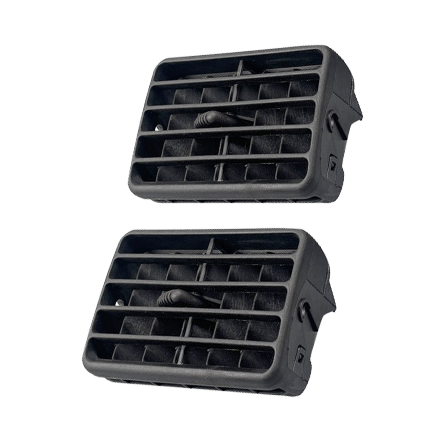 Front Center Middle Air Vent 2x Black Suitable For Toyota Hilux LN145 1997-2004