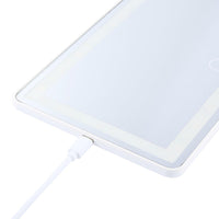 Car Sun Visor LED Makeup Cosmetic Mirror Set With 3-Type Light Touch Screen Suitable For Vehicle Use