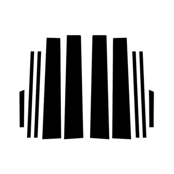 compare product Gloss Black Pillar Posts Door Trim Cover Suitable For Toyota RAV4 2019-2024