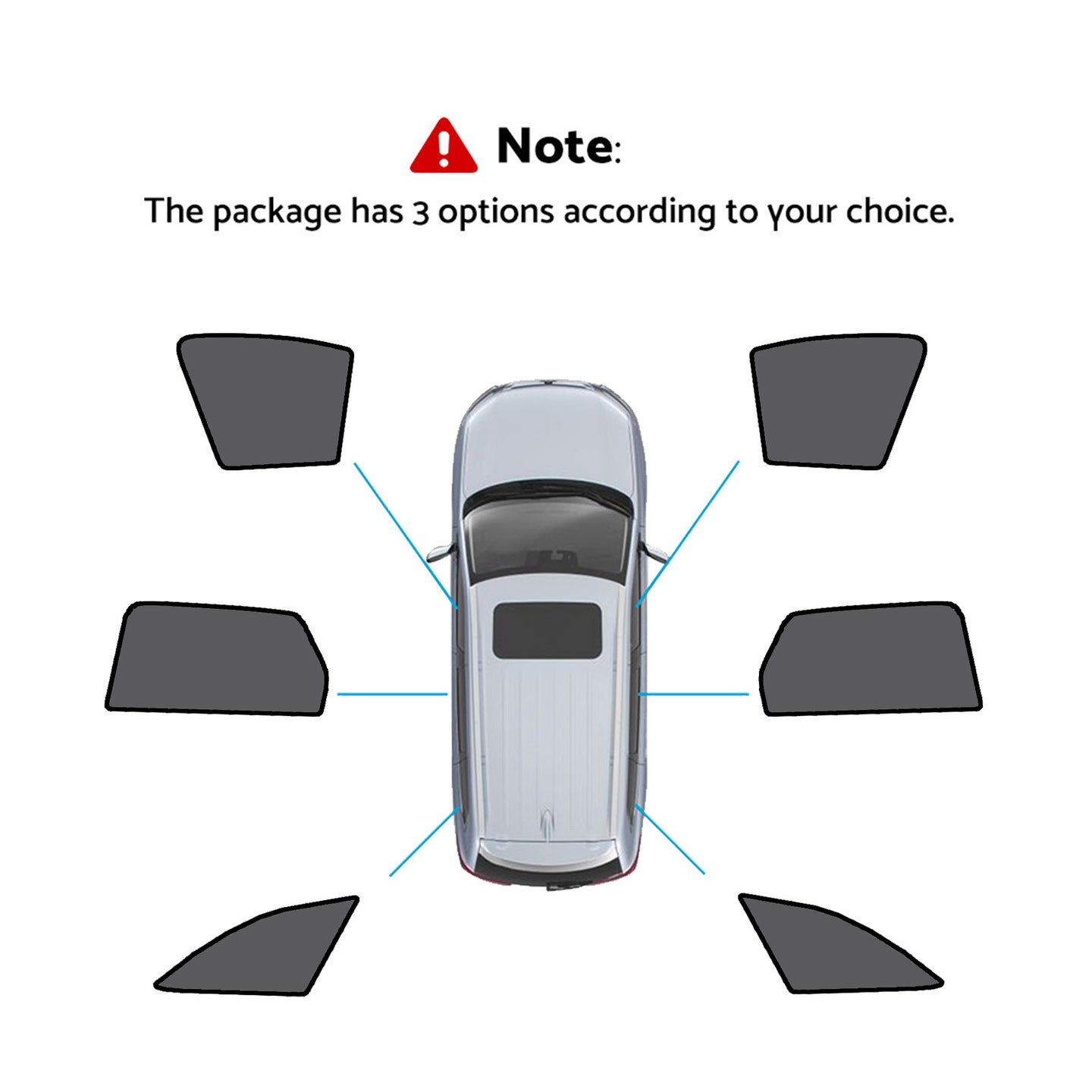 {{ Magnetic Mesh Sun Blind Shades Suitable for Audi A4 Wagon B9 2016+On Front/Rear }} - Buy Car Parts Online at {{ Kaka Auto Parts }}.