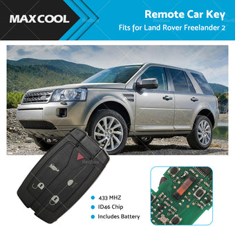 compare product 433MHz 5 Buttons Remote Car Key ID46 Chip For Land Rover Freelander 2 2007-2014
