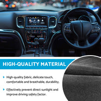 Black Dash Mat Dashboard Cover Suitable For Chrysler 300C LE SRT 2005-2012