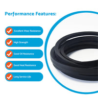 Drive Belt 1/2" x 92.5" Suitable for Husqvarna YTH2348 YTH2042 YTH24K4