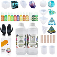Epoxy Resin 1:1 AB Kit Craft Coating UV Color Pigment Paste Liquid Silicone Mold