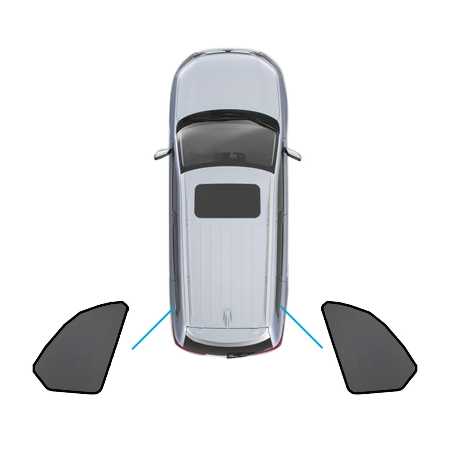 {{ Car Window Sun Shade Magnetic Sun Blind Mesh Suitable for BMW X5 F95 G05 2018-On }} - Buy Car Parts Online at {{ Kaka Auto Parts }}.