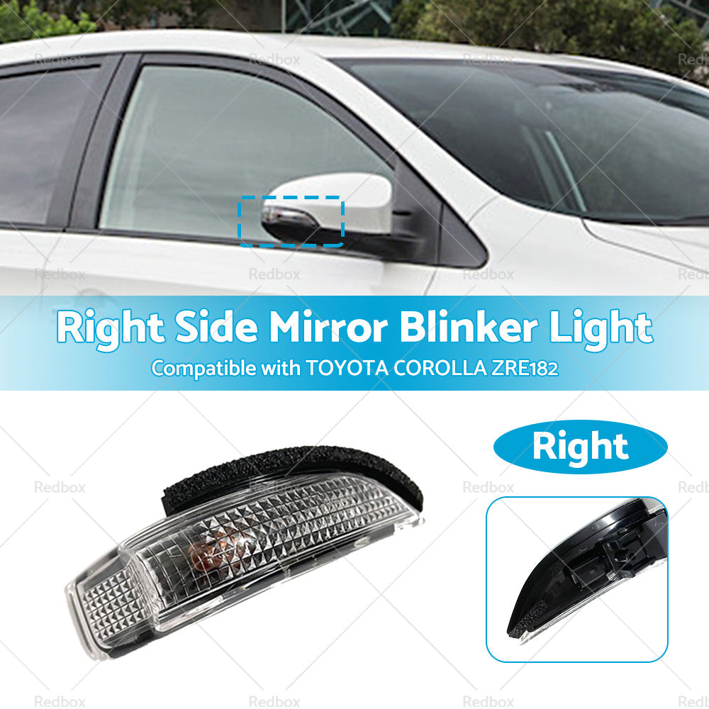 {{ MIRROR BLINKER LIGHT Suitable FOR TOYOTA COROLLA ZRE182 2012- 2018 RIGHT }} - Buy Car Parts Online at {{ Kaka Auto Parts }}.