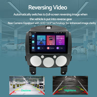 Android 13 Head Unit 9'' Apple CarPlay Bluetooth Suitable For Mazda 2 2007-2014