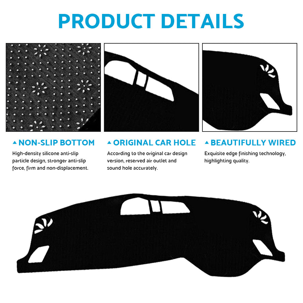 Non-Slip Dash Mat Suitable For Mitsubishi Outlander ZM NO HUD SE / SEL SE 8/2021-2023