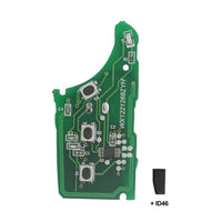 Remote Flip Key with Transponder 433MHz ID46 Suitable For Hyundai i20 i30 ix35