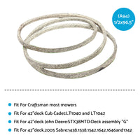 {{ Deck Belt For 42 inch  Cut Rover MTD Cub Cadet Ride on Mower 754-04060 954-04060 }} - Buy Car Parts Online at {{ Kaka Auto Parts }}.