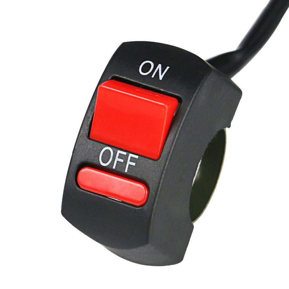 Universal Motorbike ATV Bike Handlebar Light Switch ON OFF Button Suitable For Honda Yamaha Suzuki Kawasaki 2000-2025
