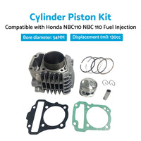 130cc Big Bore Cylinder Kit With 54mm Piston Suitable For Honda NBC110 Fuel Injection