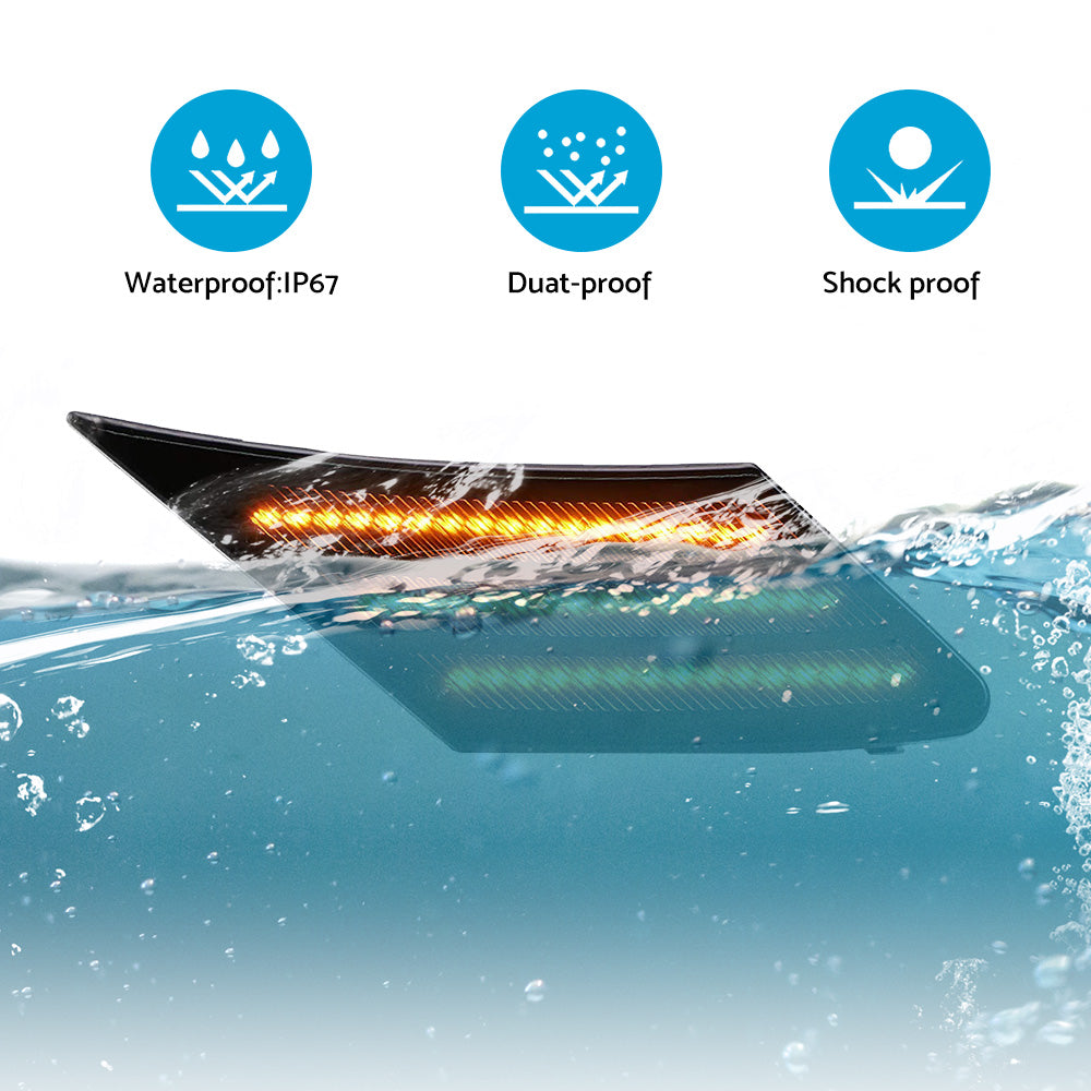 2x LED Side Marker Bumper Indicator Light Suitable For Toyota 86 Subaru BRZ Scion