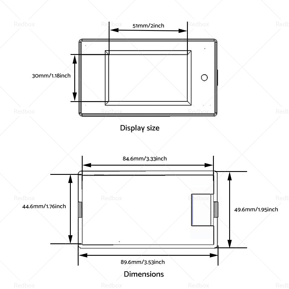 {{ DC 6. 5~100V 20-50-100A LCD Digital Combo Panel Display Volt Amp Power Watt Meter }} - Buy Car Parts Online at {{ Kaka Auto Parts }}.