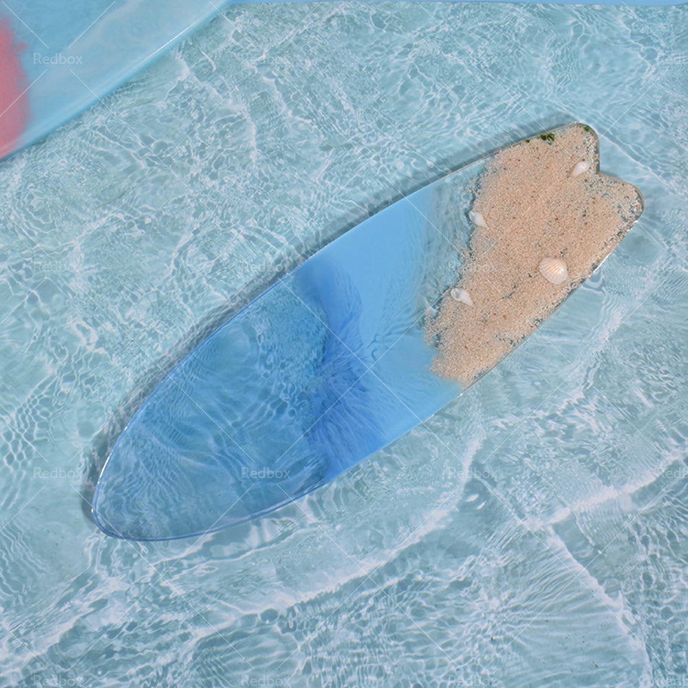 {{ Surfboard Silicone Epoxy Resin Tray Mold Surf Board DIY Ocean Wave Serving Board }} - Buy Car Parts Online at {{ Kaka Auto Parts }}.