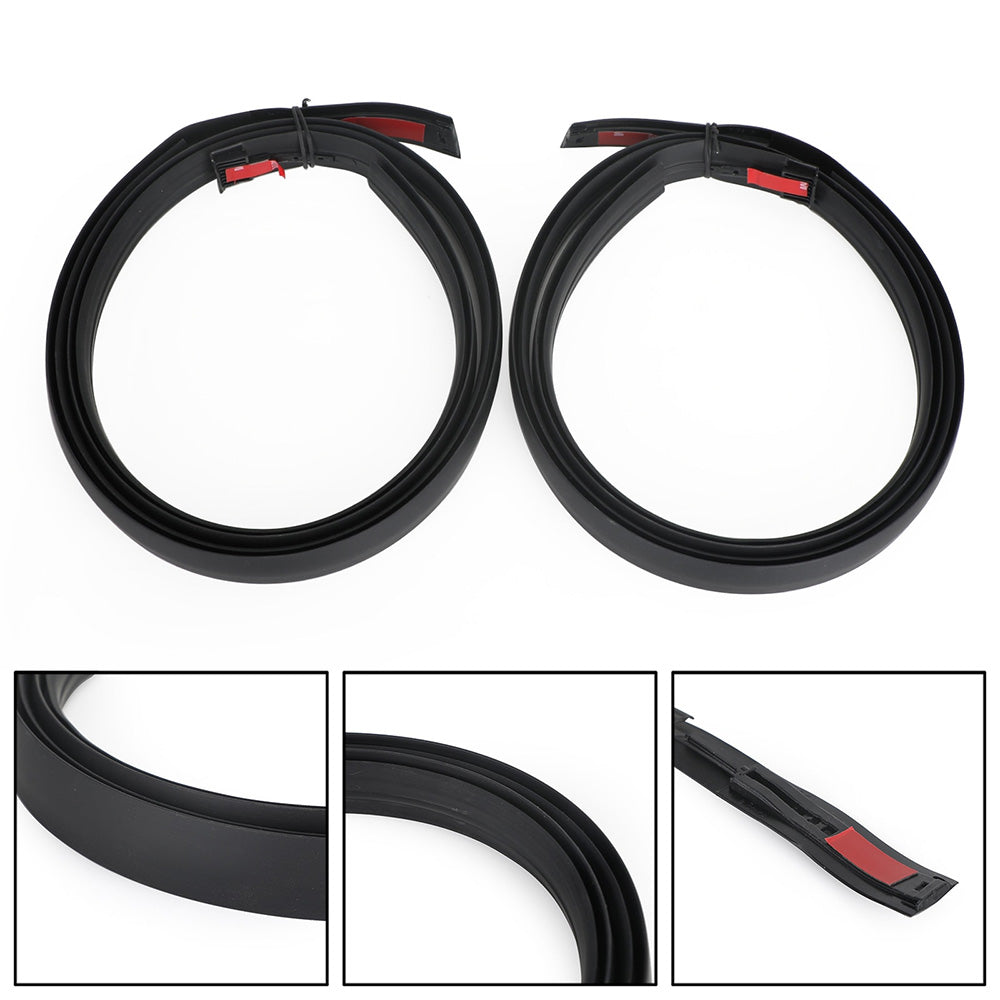 Pair LH & RH Dual Cab Roof Moulding Rubber Strip Suitable For Toyota Hilux 2005-2015
