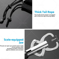{{ Stainless Steel Fish Lip Grabber Gripper Fishing Tool Grip Tackle Scale 30KG }} - Buy Car Parts Online at {{ Kaka Auto Parts }}.
