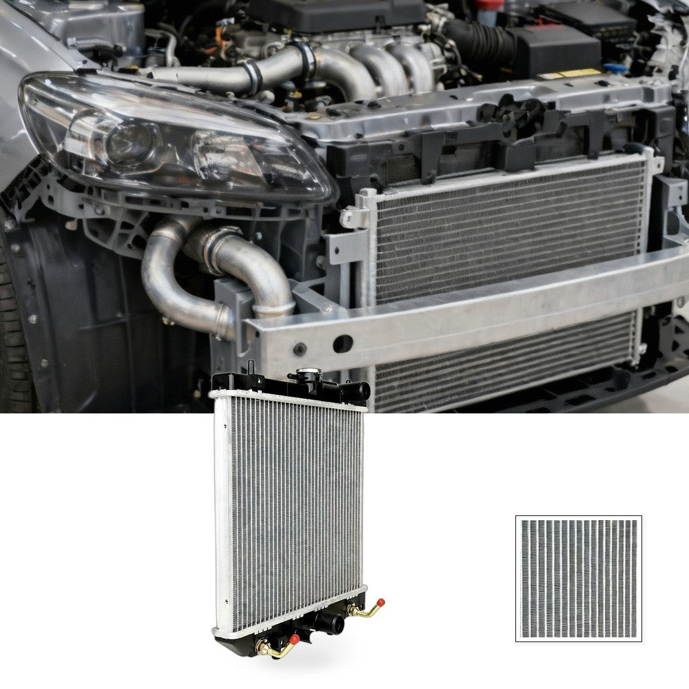 {{ Radiator Suitable for DAIHATSU Charade G200-G206 93-96 G202 G203 96-00 Auto }} - Buy Car Parts Online at {{ Kaka Auto Parts }}.