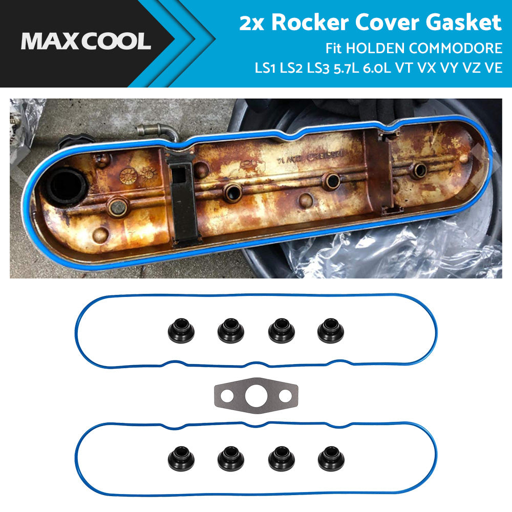 {{ 2x Rocker Cover Gasket Fit HOLDEN COMMODORE LS1 LS2 LS3 5. 7 6. 0 VT VX VY VZ VE }} - Buy Car Parts Online at {{ Kaka Auto Parts }}.