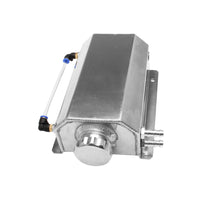 Universal Aluminum 2L Coolant Radiator Overflow Recovery Water Tank Bottle Suitable For Cars