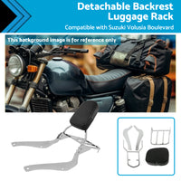 {{ Backrest Sissy Bar W  Luggage Rack Suitable For Suzuki Boulevard C50 2005-2011 }} - Buy Car Parts Online at {{ Kaka Auto Parts }}.