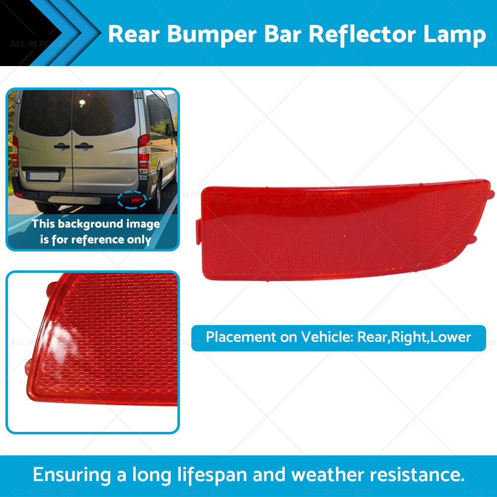 {{ Rear Bumper Bar Reflector Lamp Suitable For Mercedes Benz Sprinter 2006-2018 RH }} - Buy Car Parts Online at {{ Kaka Auto Parts }}.