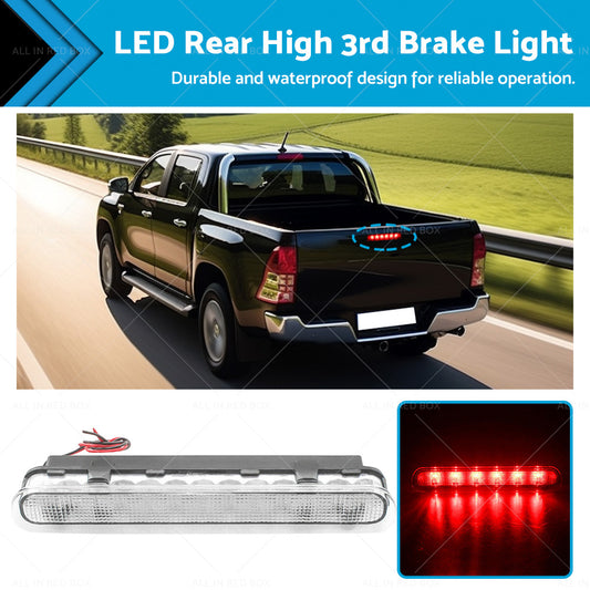 {{ 1x LED Rear High 3rd Brake Light Clear Suitable For Toyota Hilux VIGO SR5 04-15 }} - Buy Car Parts Online at {{ Kaka Auto Parts }}.