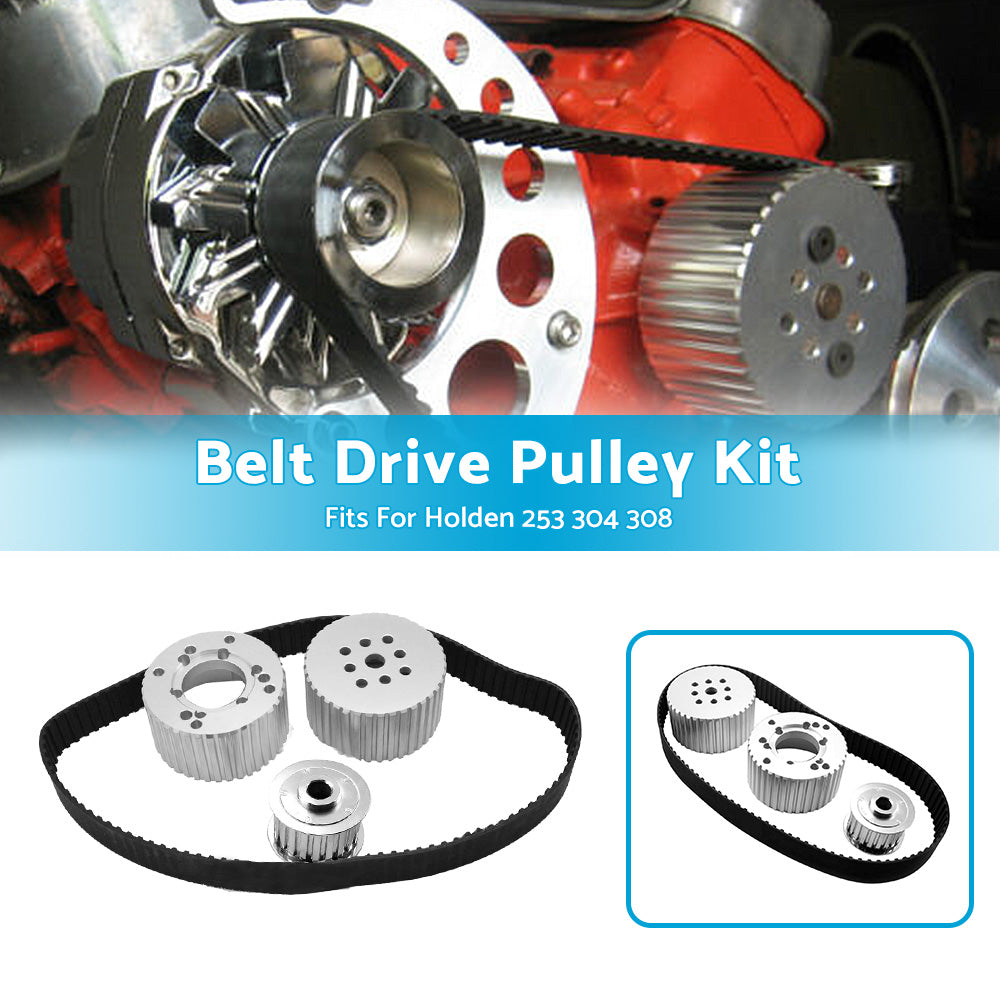{{ Gilmer Drive Kit Suitable for Holden 253 304 308 Brand New Aluminum Pulley Kits }} - Buy Car Parts Online at {{ Kaka Auto Parts }}.