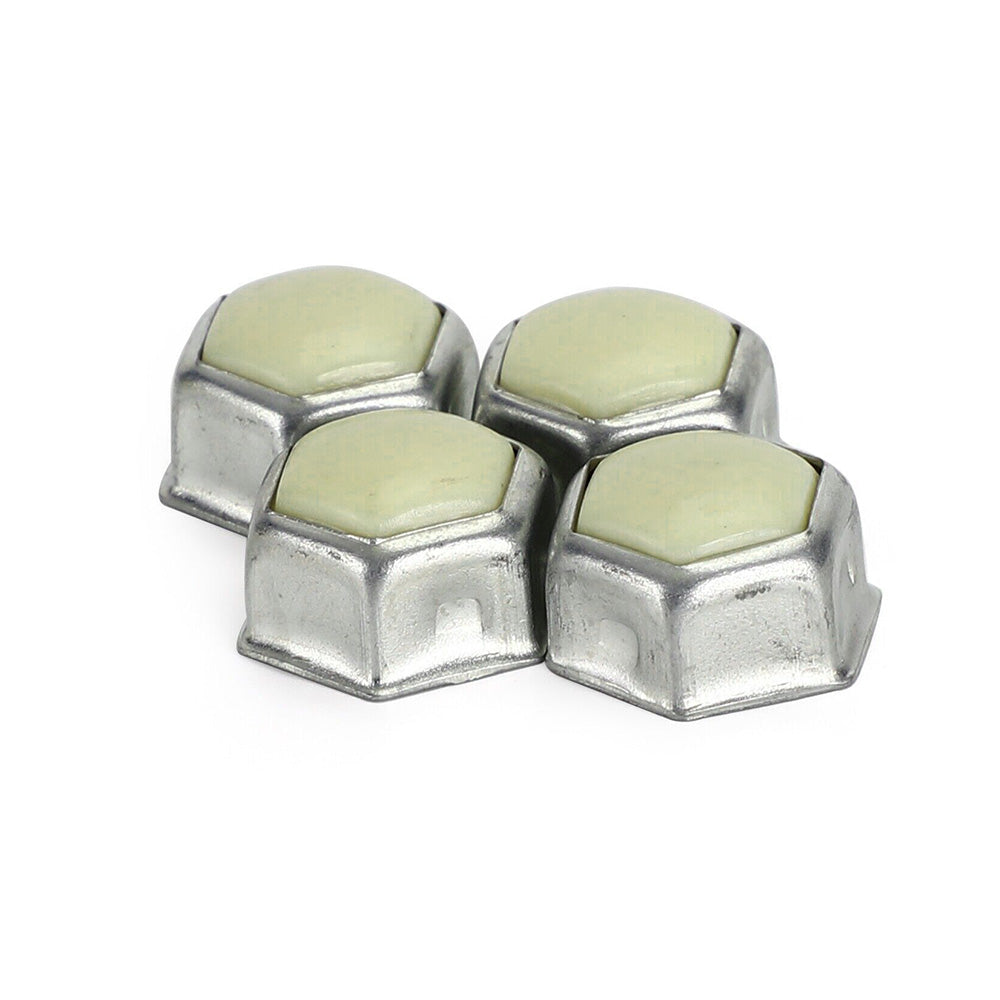 Set Of 4 Steering Lock Stop Bolt Caps With Nuts Suitable For Nissan Navara D22 4WD