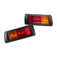 2x Rear Bumper Reflector Lamps Suitable For Toyota Land Cruiser Prado J90 / J95 LR