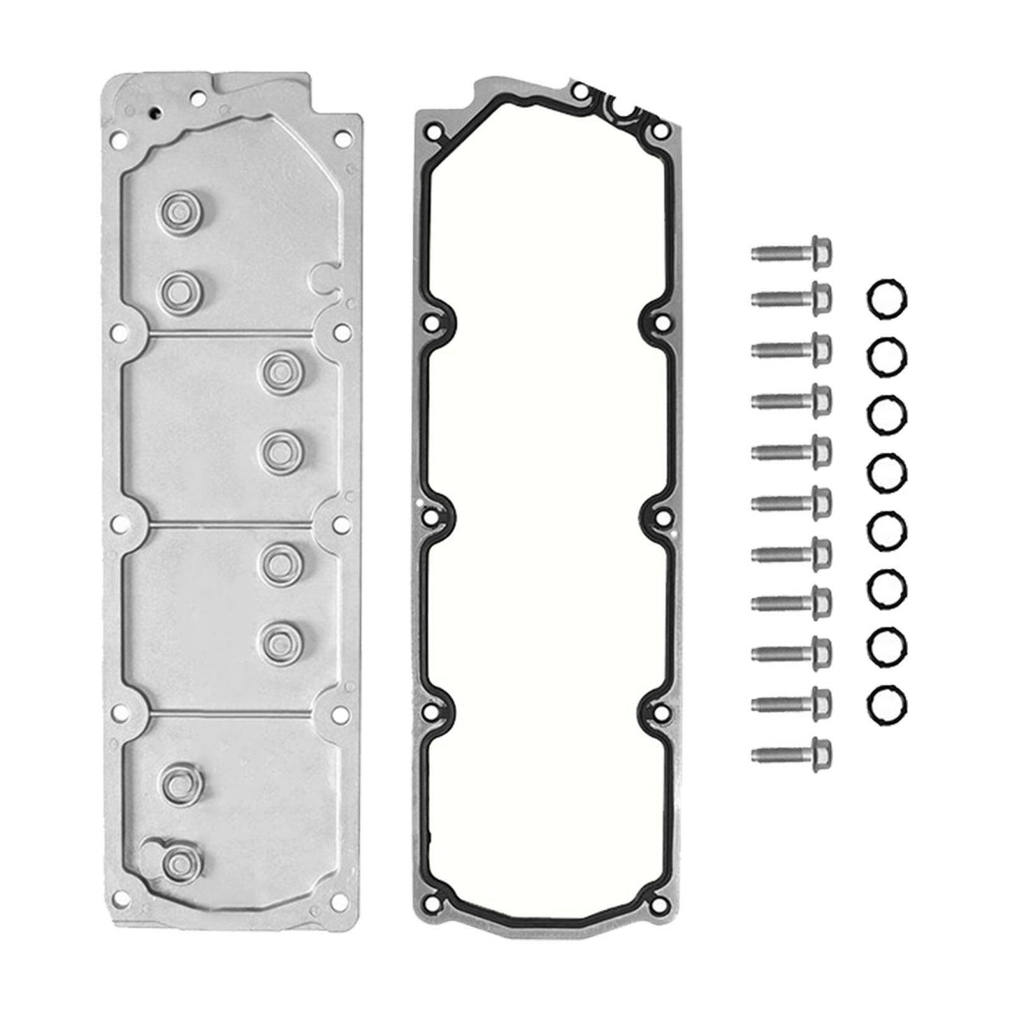 Engine Valley Cover Kit with Gasket Suitable For GMC Silverado SUV LS2 2007-2013