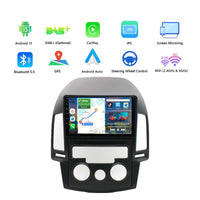 In-Dash Units Android 13 Stereo GPS CarPlay Suitable For Hyundai i30 2006-2011
