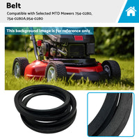 {{ Drive Belt Suitable For Selected MTD Mowers 754-0280, 754-0280A, 954-0280 }} - Buy Car Parts Online at {{ Kaka Auto Parts }}.