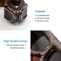 Vintage Pilot Motorcycle Racing Goggles Retro Aviator ATV UTV Dirt Bike Eyewear