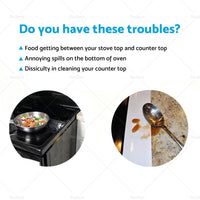 {{ 2PCS Kitchen Silicone Stove Counter Gap-Cover Oven Guard Spill Seal Slit Filler }} - Buy Car Parts Online at {{ Kaka Auto Parts }}.