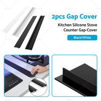 {{ 2PCS Kitchen Silicone Stove Counter Gap-Cover Oven Guard Spill Seal Slit Filler }} - Buy Car Parts Online at {{ Kaka Auto Parts }}.
