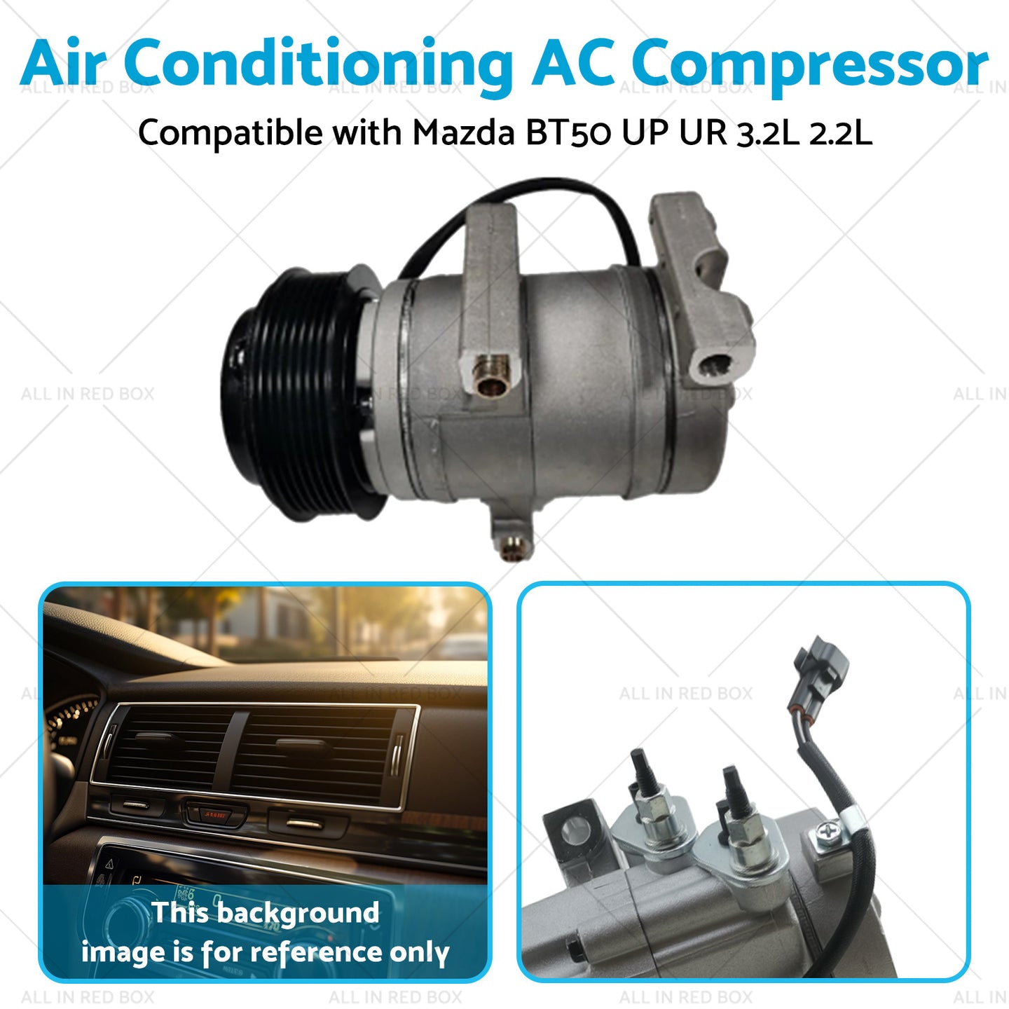 {{ Air Conditioning AC Compressor Suitable for Mazda BT50 UP UR 3. 2L 2. 2L 11-19 }} - Buy Car Parts Online at {{ Kaka Auto Parts }}.