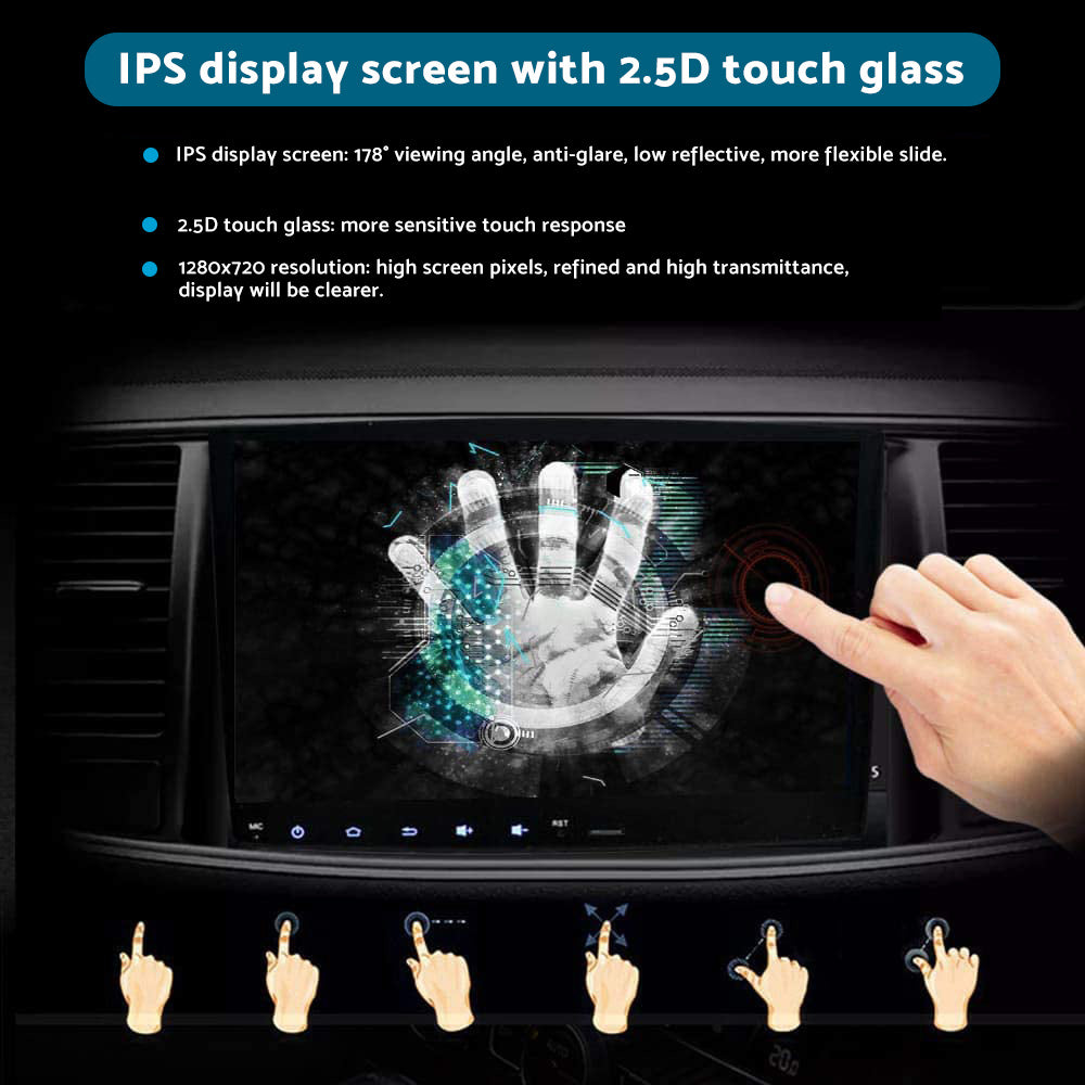 32GB 10.1 Inch CarPlay Radio Head Unit GPS Navi Suitable For Mitsubishi Lancer 10 CJ