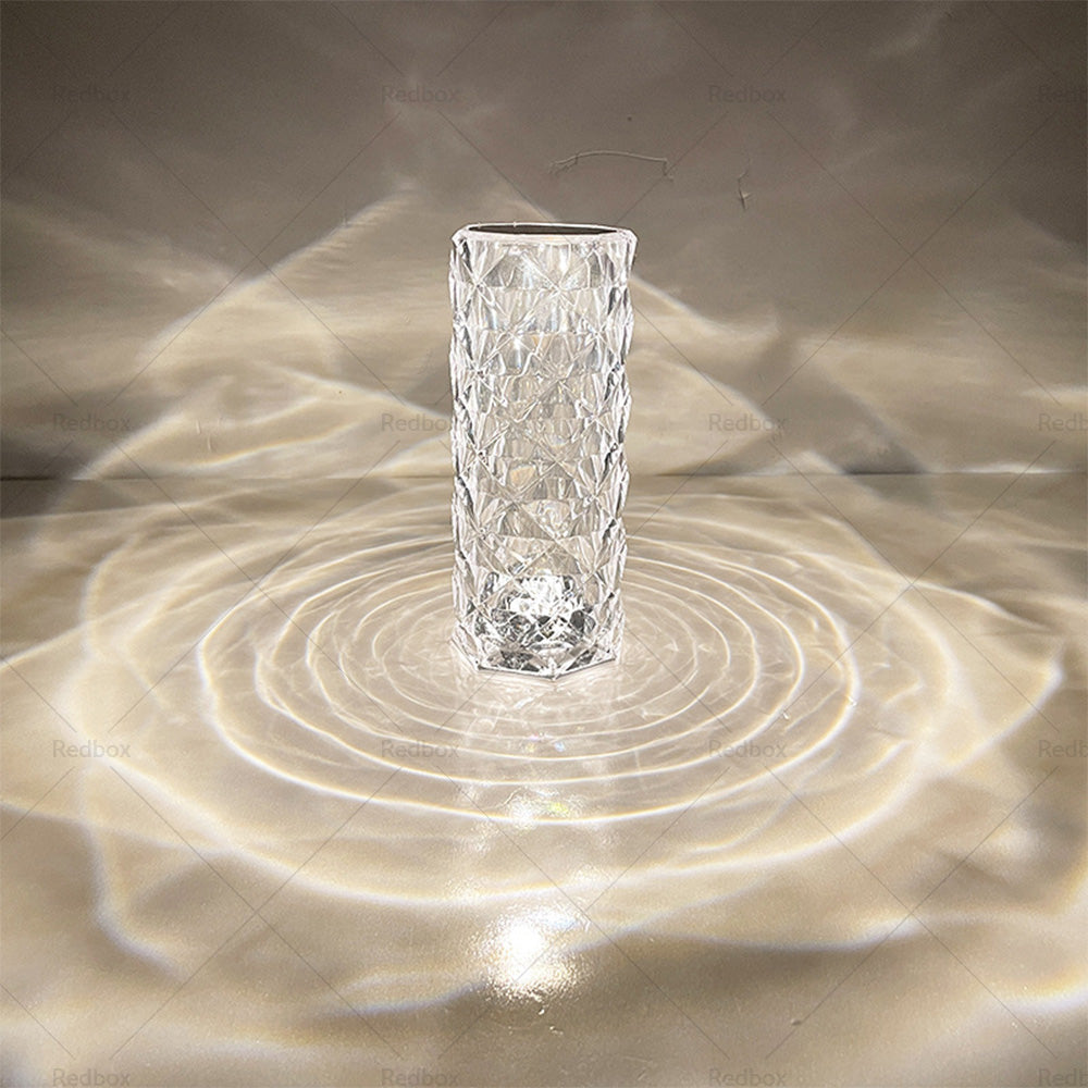 {{ Crystal Table Lamp Rose Diamond Touch Lamp with USB 3 or 16 Color Crystal LED Light }} - Buy Car Parts Online at {{ Kaka Auto Parts }}.