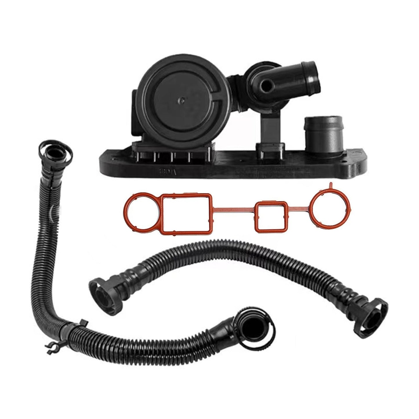 Crankcase Breather Hose & PCV Valve Kit Suitable for VW Golf MK5 Audi A4 2.0T