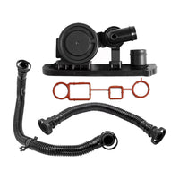 Crankcase Breather Hose & PCV Valve Kit Suitable for VW Golf MK5 Audi A4 2.0T