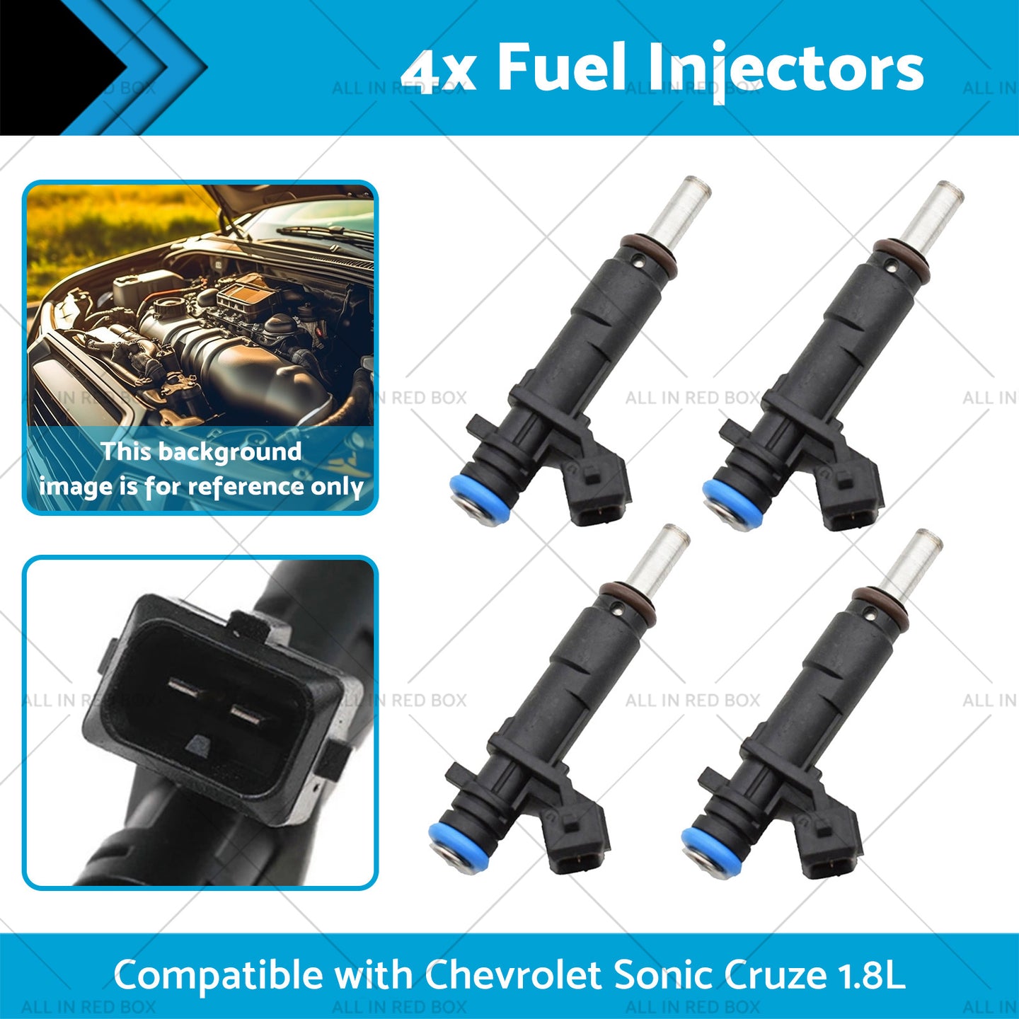 {{ 55570284 2173433 4x Fuel Injectors Suitable for Chevrolet Sonic Cruze 1. 8L 11-16 }} - Buy Car Parts Online at {{ Kaka Auto Parts }}.