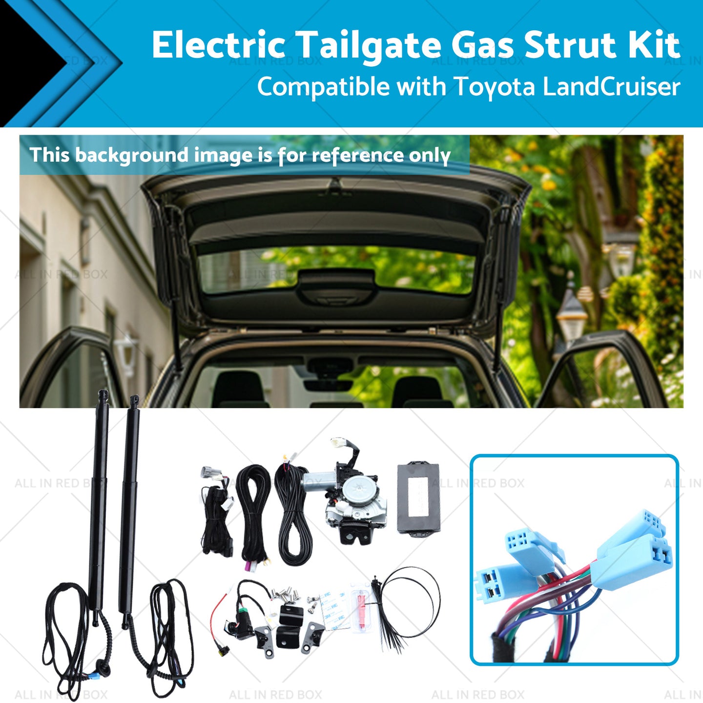 {{ Electric Tailgate Hatch Gas Strut kit Suitable For Toyota Land Cruiser 2012-2020 }} - Buy Car Parts Online at {{ Kaka Auto Parts }}.