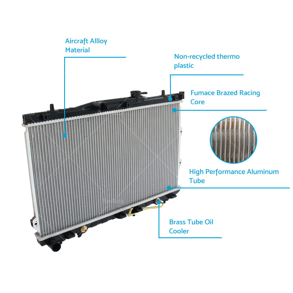 Radiator Suitable For Kia Cerato LD 2.0 4-Cyl G4GC 2004-2009 – Auto & Manual Petrol