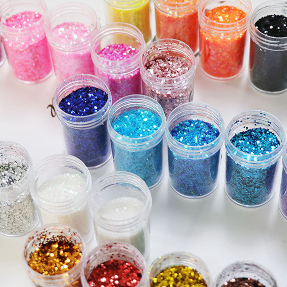 {{ 24 * 20ml Colors Glitter Pigment Debris Resin Epoxy Dream Flash Powder Crafts }} - Buy Car Parts Online at {{ Kaka Auto Parts }}.
