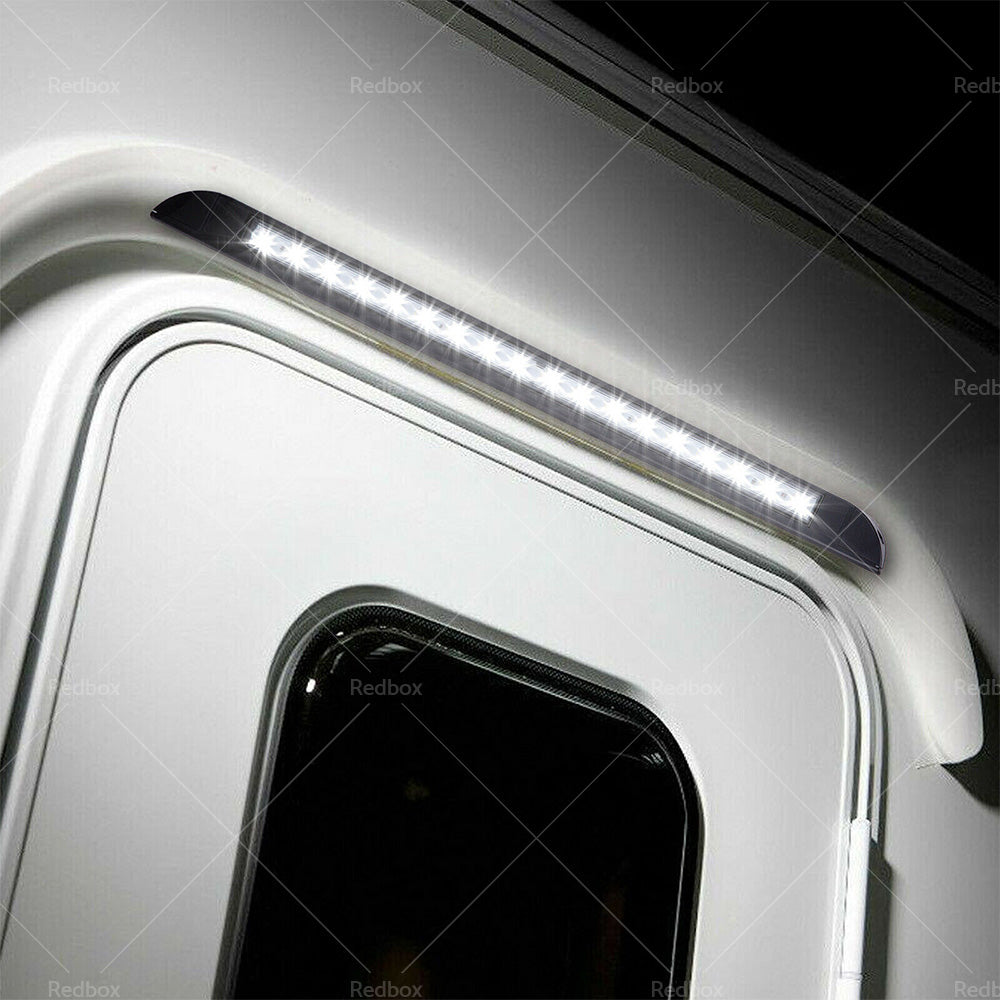 256mm 12V 9 LED Awning Light Touch Switch Strip Bar Caravan Camper Boat Marine