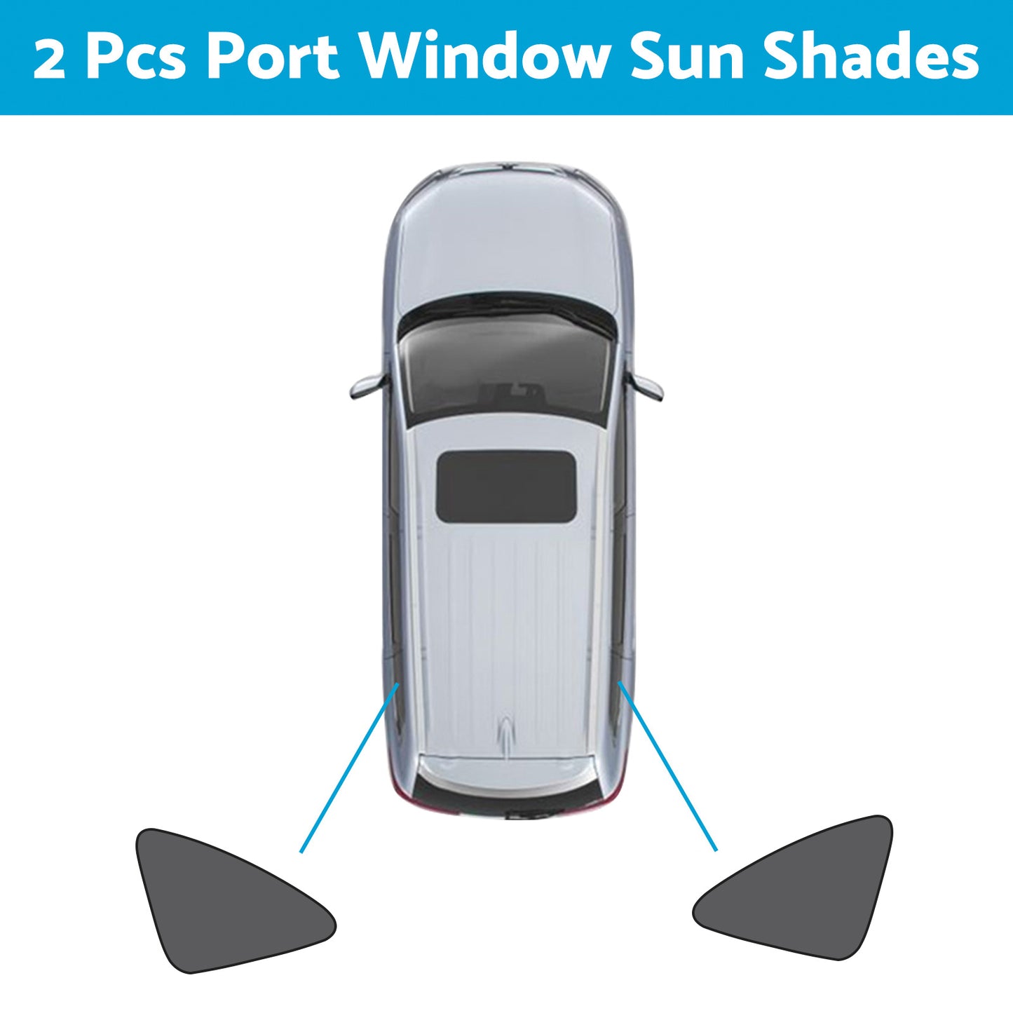 Magnetic Window Mesh Sun Blind Shade Suitable For MG ZS / ZST / ZS EV 2018-2023